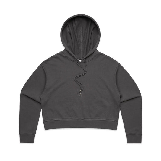 Crop Hoodie - Coal, XS