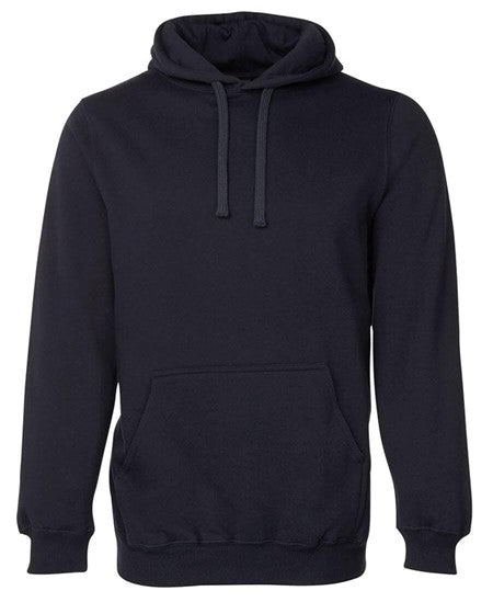 Plain Fleecy Hoodie - Navy, L