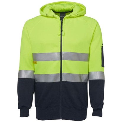 HV Fleecy Hoodie - Lime/Navy, XL