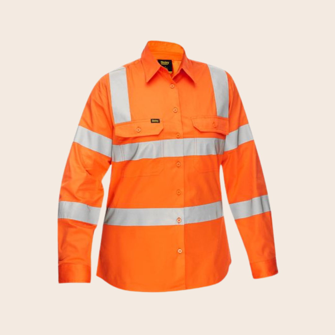 Women's Lightweight Hi-Vis Shirt with Taped Biomotion