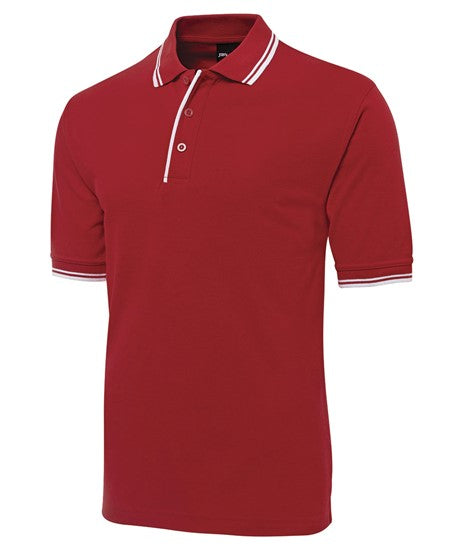 Contrasting Polo - Red/White, 18