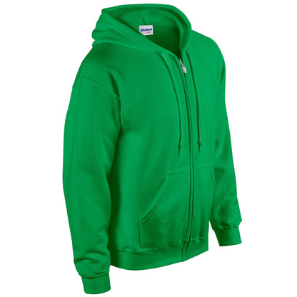 Full Zip Hoodie - Green, 12